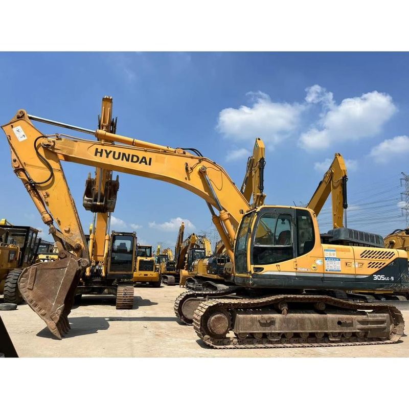 Silny 30Ton oryginalny kolor Hyundai R305LC Grabarz ciężki