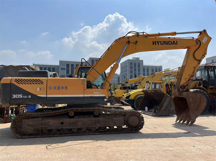 Silny 30Ton oryginalny kolor Hyundai R305LC Grabarz ciężki