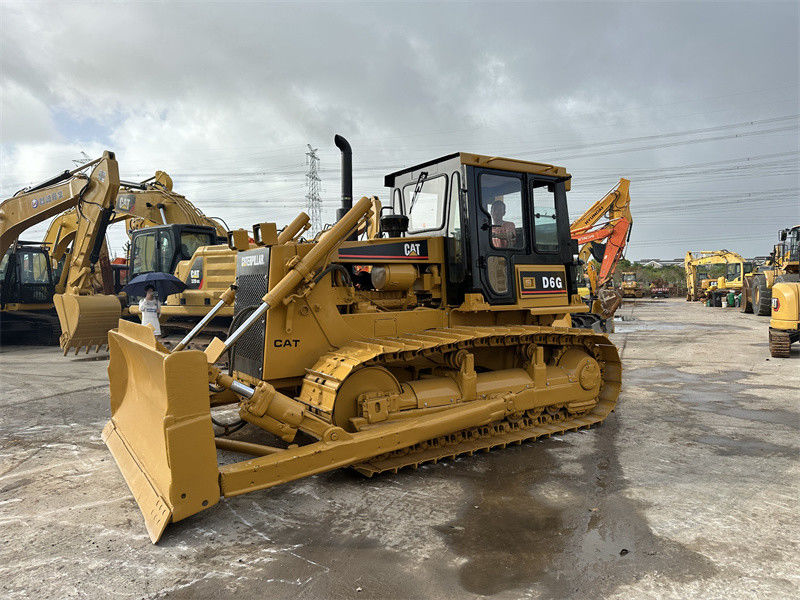 Przefarbowanie używany CAT D6G buldozer używany Caterpillar D3C D5B D6 dozer w dobrym stanie