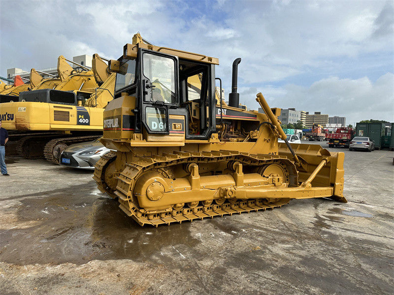 Przefarbowanie używany CAT D6G buldozer używany Caterpillar D3C D5B D6 dozer w dobrym stanie