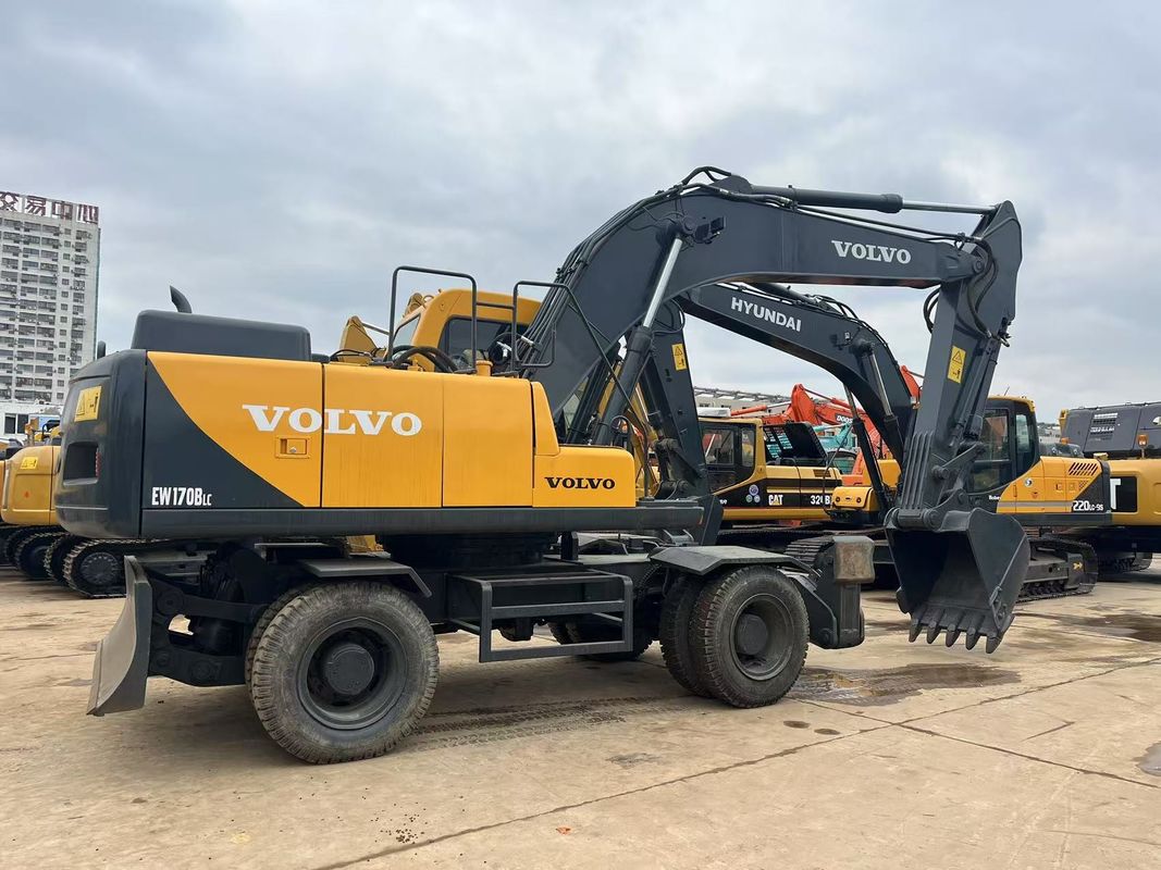 Wysokiej wydajności użyty koparnia Volvo EW170 17 tonażowa koparka Volvo
