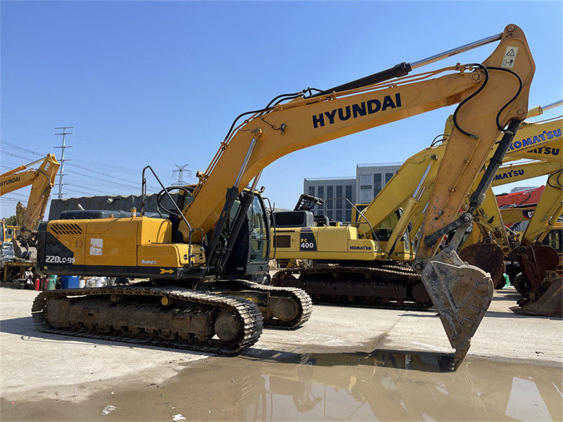 Oryginalny lakier Korea używany Hyundai R220LC-9S Grabar Hyundai 220 Crawler Digger