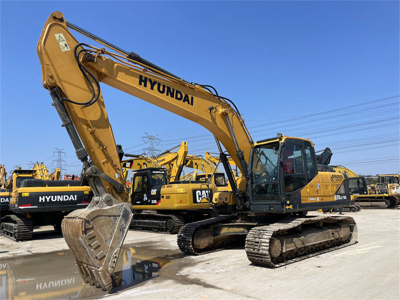 Oryginalny lakier Korea używany Hyundai R220LC-9S Grabar Hyundai 220 Crawler Digger