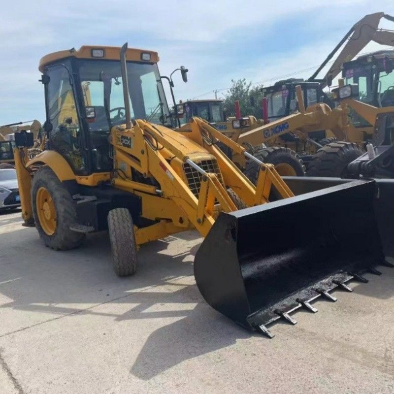 Oryginalna farba JCB 3CX Ładowarka wyciągów 4 koła napędowe do wykopalisk i ładowania
