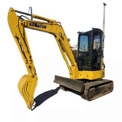 Używana koparka Komatsu PC55 PC55MR PC55MR-2 Mała koparka gąsienicowa