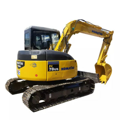 Mały gąsienicowy Używany koparka Komatsu Pc78us 7 ton