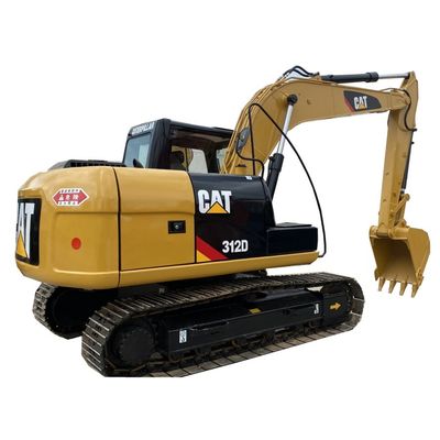12 ton Używana hydrauliczna koparka gąsienicowa Caterpillar 312DL