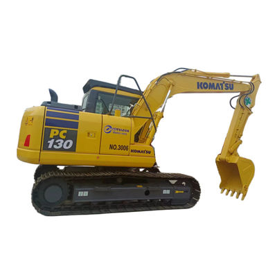 13 ton Używana koparka japońska Używana koparka gąsienicowa Komatsu PC130 Średnia koparka