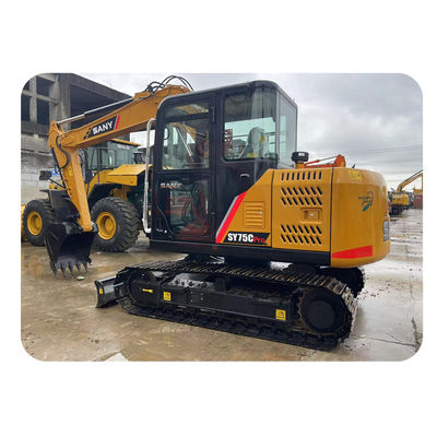 Stosowany Sany SY75C Pro Mini Ekskawator używany 7,5-tonowy Sany Mini Digger