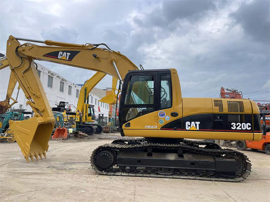 Oryginalny używany grabarz CAT 320C używany grabarz Caterpillar 320 320D