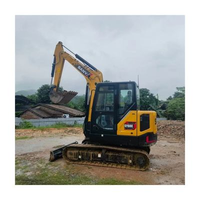Chiny Sany SY60C Pro używany grabarz używany 6 ton Sany sy60 Mini Digger