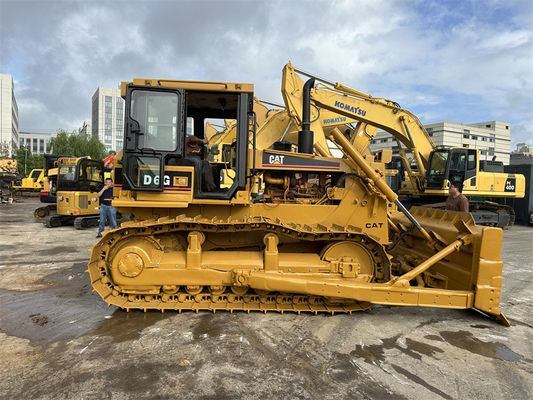 Przefarbowanie używany CAT D6G buldozer używany Caterpillar D3C D5B D6 dozer w dobrym stanie