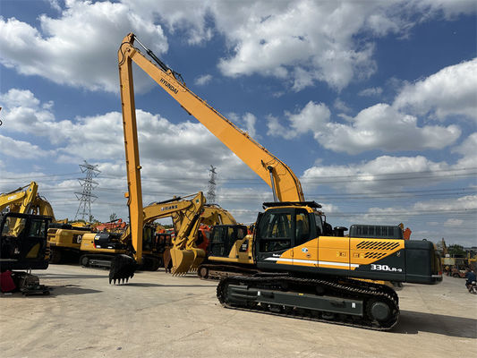 Używany Hyundai 330 Excavator z długim łomem Używany Hyundai R330 Digger