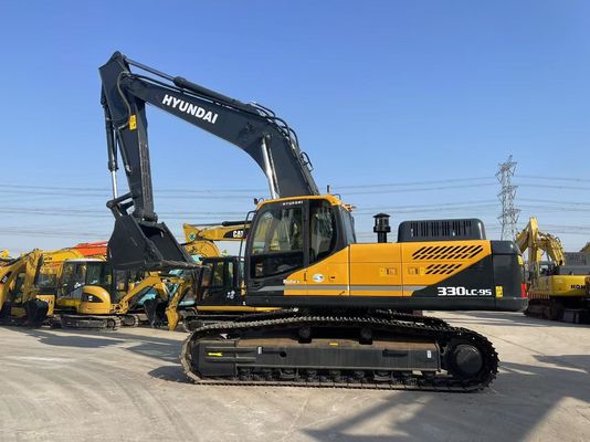Wysokiej wydajności używany grabarz Hyundai 330LC-9S 33 tonaż
