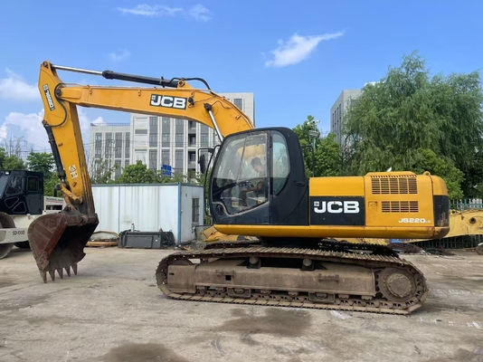 Używana koparka JCB JS220LC - 22-tonowa maszyna hydrauliczna z silnikiem 129 kW