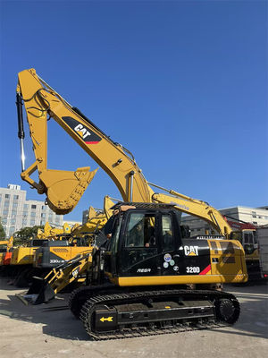Używana koparka CAT 320D o wadze 20 ton, używana koparka Caterpillar z niskim przebiegiem godzin pracy